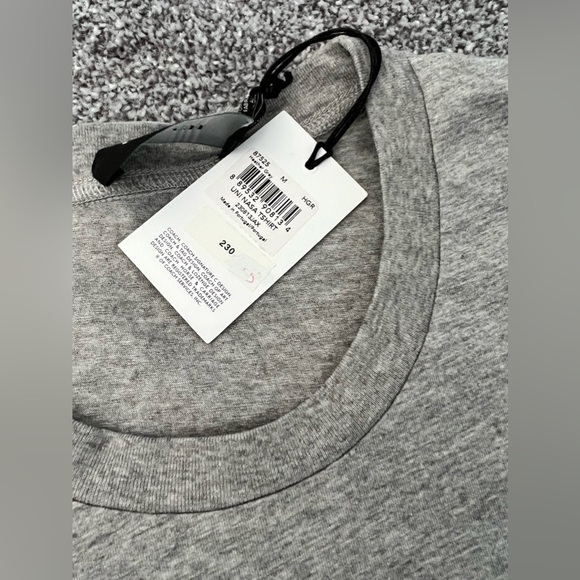 COACH NASA T-SHIRT MEDIUM GREY NEW - Picture 5 of 8